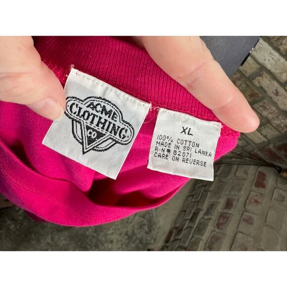 T-shirt Loony Toons sylvester tweety bird embroidered hot pink - Picture 8 of 9